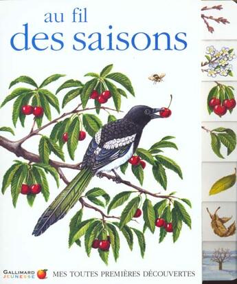 Couverture du livre « Au fil des saisons » de Collectif/Grant aux éditions Gallimard-jeunesse