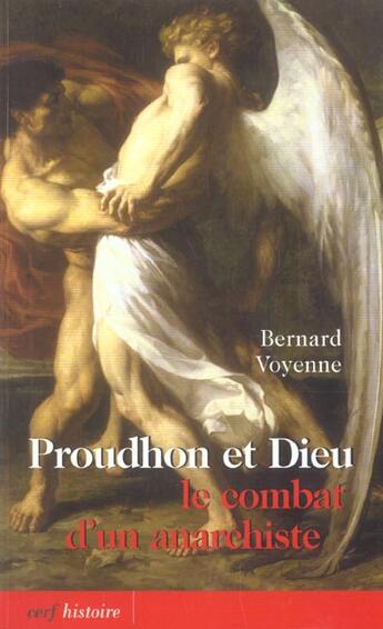 Couverture du livre « Proudhon et dieu » de Voyenne Bernard aux éditions Cerf