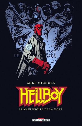 Couverture du livre « Hellboy Tome 4 : la main droite de la mort » de Mike Mignola et Collectif aux éditions Delcourt