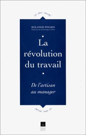 Couverture du livre « REVOLUTION DU TRAVAIL » de Pur aux éditions Pu De Rennes