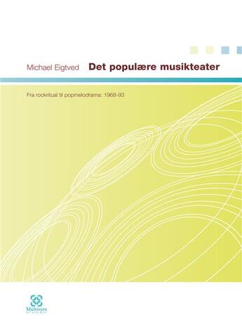 Couverture du livre « Det populaere musikteater » de Michael Eigtved aux éditions Books On Demand