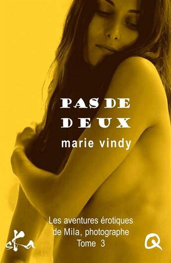 Couverture du livre « Pas de deux » de Marie Vindy aux éditions Ska