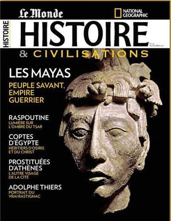 Couverture du livre « Histoire & civilisations n 33 les mayas novembre 2017 » de  aux éditions Malesherbes Publications