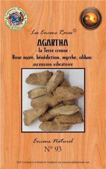 Couverture du livre « Encens rares : agartha - la terre creuse - ascension vibratoire - 25 gr » de  aux éditions Dg-exodif