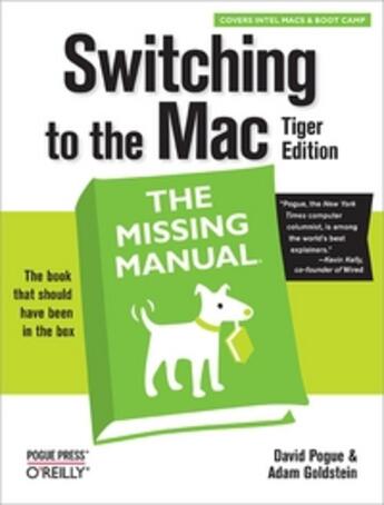 Couverture du livre « Switching To The Mac: The Missing Manual, Panther Edition » de Pogue David aux éditions O Reilly & Ass