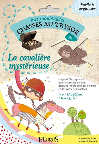 Couverture du livre « MES INOUBLIABLES CHASSES AU TRESOR ; mes inoubliables chasses au trésor ; la cavalière mystérieuse » de Christine Roussey et Brigitte Marie aux éditions Fleurus