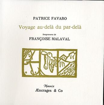 Couverture du livre « Voyage au-dela du par-dela » de Favaro Patrice aux éditions Aencrages Et Co