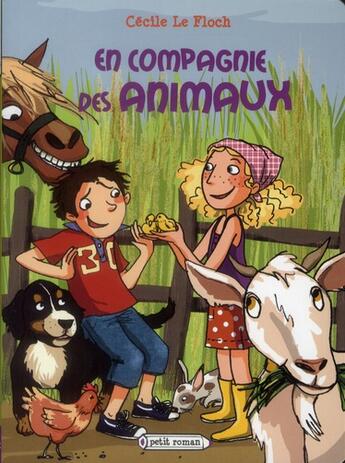 Couverture du livre « En compagnie des animaux » de Cecile Le Floch aux éditions Rageot