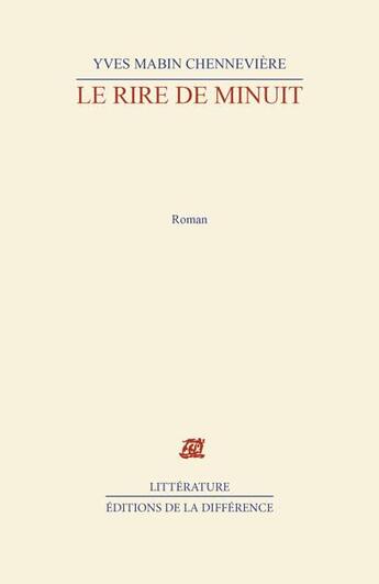 Couverture du livre « Le rire de minuit » de Mabin-Chenneviere Y. aux éditions La Difference