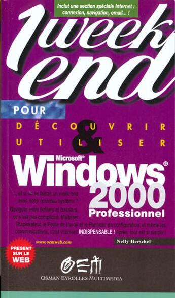 Couverture du livre « Windows 2000 » de Henri Lilen aux éditions Osman Eyrolles Multimedia