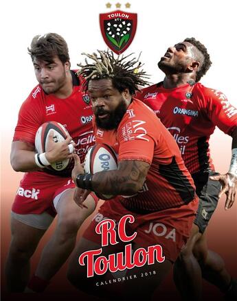 Couverture du livre « Calendrier rugby club toulonnais (édition 2018) » de  aux éditions Hugo Sport