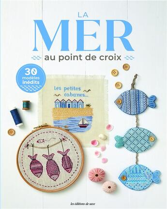 Couverture du livre « La mer au point de croix. 30 modeles inedits » de Uvre Collective aux éditions De Saxe