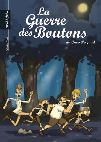 Couverture du livre « La guerre des boutons t.2 ; la forteresse » de Mathieu Gabella et Khaz aux éditions Petit A Petit