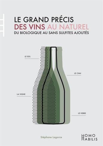 Couverture du livre « Le grand précis des vins au naturel ; du biologique au sans sulfites ajoutés » de Lagorce Stephane aux éditions Homo Habilis