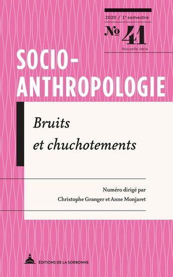 Couverture du livre « Bruits et chuchotements » de Christophe Granger aux éditions Pu De Paris-sorbonne