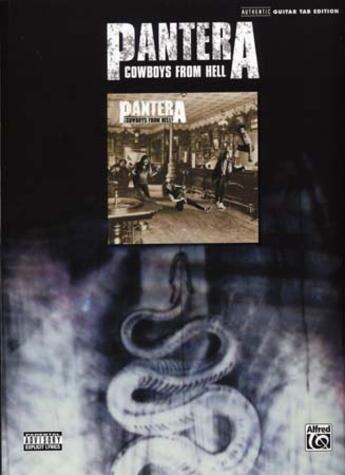 Couverture du livre « Pantera cowboys from hell guitar tab » de Pantera aux éditions Music Sales