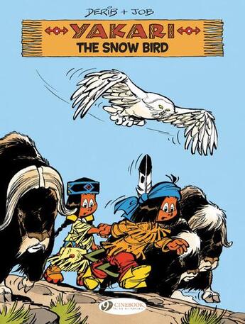 Couverture du livre « Yakari t.17 ; the snow bird » de Derib et Job aux éditions Cinebook