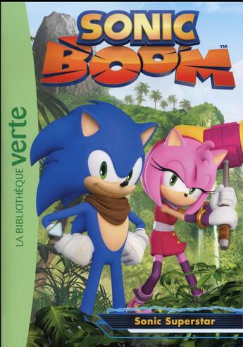 Couverture du livre « Sonic Boom t.5 ; Sonic Superstar » de  aux éditions Hachette Jeunesse