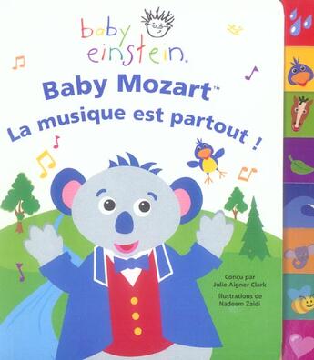 Couverture du livre « Baby mozart ; la musique est partout » de  aux éditions Le Livre De Poche Jeunesse