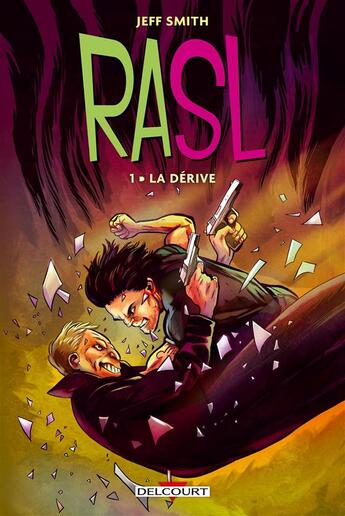 Couverture du livre « RASL t.1 ; la dérive » de Jeff Smith aux éditions Delcourt