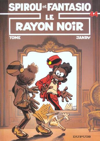 Couverture du livre « Spirou et Fantasio Tome 44 : le rayon noir » de Tome et Janry aux éditions Dupuis