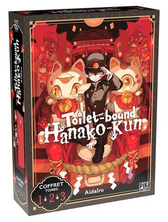 Couverture du livre « Toilet-bound Hanako-kun : coffret Tomes 1 à 3 » de Aidairo aux éditions Pika