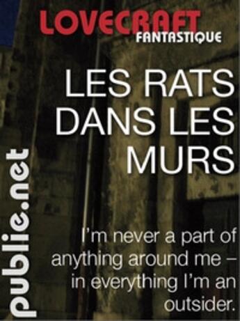 Couverture du livre « Les rats dans les murs » de Howard Phillips Lovecraft aux éditions Publie.net