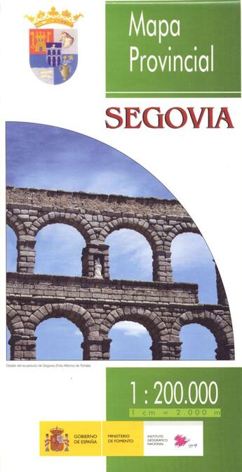 Couverture du livre « Mapa provincial ; Segovia » de  aux éditions Cnig