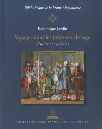 Couverture du livre « Voyages dans les tableaux de loge » de Dominique Jardin aux éditions Dervy