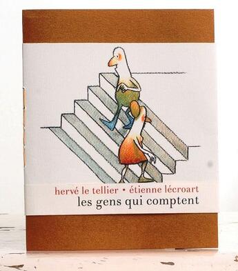 Couverture du livre « Les gens qui comptent » de Herve Le Tellier et Etienne Lecroart aux éditions Les Venterniers