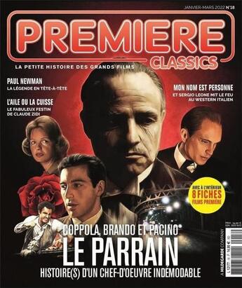 Couverture du livre « Premiere classics n 18 : le parrain - janvier 2022 » de  aux éditions Premiere Media