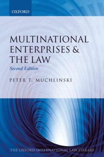 Couverture du livre « Multinational Enterprises & the Law » de Muchlinski Peter T aux éditions Oup Oxford