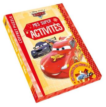 Couverture du livre « Cars ; mes super activités ; coffret puzzle » de Disney aux éditions Disney Hachette