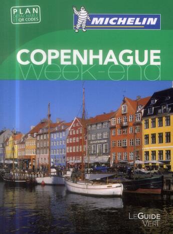 Couverture du livre « Le guide vert ; week-end Copenhague » de Collectif Michelin aux éditions Michelin