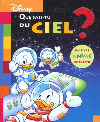 Couverture du livre « Que sais-tu du ciel ? » de Disney aux éditions Disney Hachette