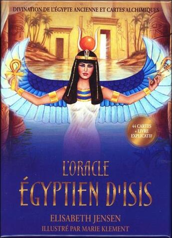 Couverture du livre « L'oracle égyptien d'isis » de Elisabeth Jensen aux éditions Courrier Du Livre