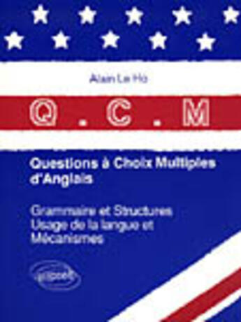 Couverture du livre « Qcm d'anglais » de Le Ho aux éditions Ellipses