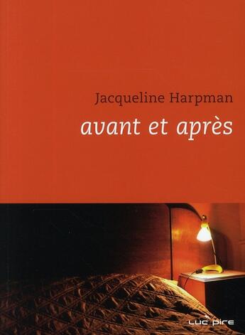 Couverture du livre « Avant et après » de  aux éditions Le Grand Miroir