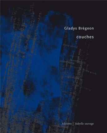 Couverture du livre « Couches » de Brégeon Gladys aux éditions Isabelle Sauvage