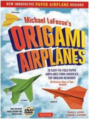 Couverture du livre « Origami airplanes » de Michael G La Fosse aux éditions Tuttle