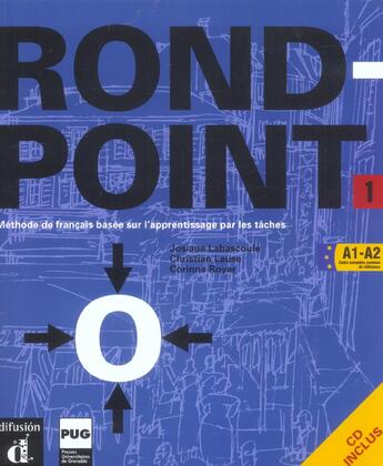 Couverture du livre « Rond point- niv. 1 - livre eleve + cd audio » de Labascoule aux éditions La Maison Des Langues