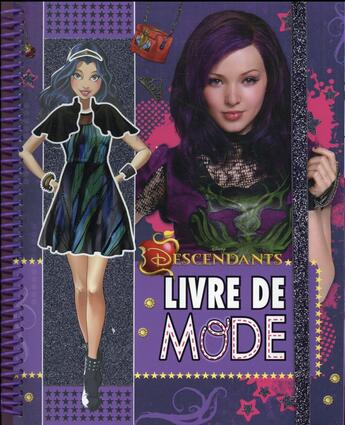 Couverture du livre « Descendants ; livre de mode maléfique » de Disney aux éditions Disney Hachette