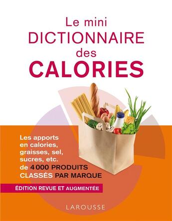 Couverture du livre « Le mini dictionnaire des calories » de Florence Diane aux éditions Larousse