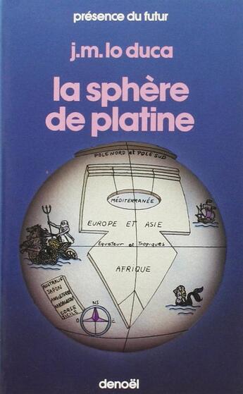 Couverture du livre « La sphère de platine » de Joseph-Marie Lo-Duca aux éditions Denoel