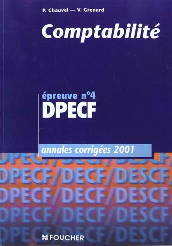 Couverture du livre « Comptabilite Annales 2001 Dpecf » de Henri Davasse et Michel Parruitte aux éditions Foucher