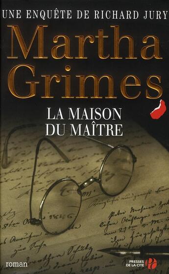 Couverture du livre « La maison du maître » de Martha Grimes aux éditions Presses De La Cite