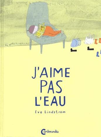 Couverture du livre « Je n'aime pas l'eau » de Lindstrom Eva aux éditions Cambourakis