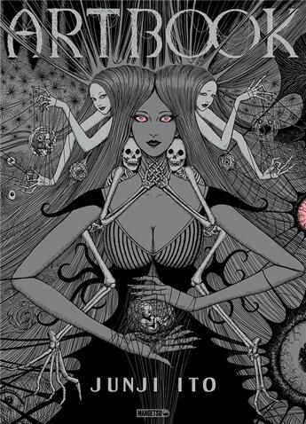 Couverture du livre « Artbook » de Junji Ito aux éditions Mangetsu