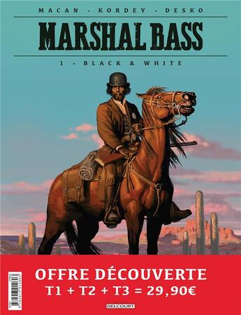 Couverture du livre « Marshal Bass : Tome 1, Tome 2 et Tome 3 » de Darko Macan et Igor Kordey aux éditions Delcourt