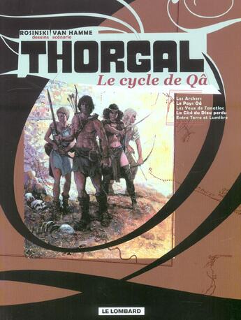 Couverture du livre « Thorgal ; INTEGRALE T.9 A T.13 ; le cycle de Qâ » de Jean Van Hamme et Grzegorz Rosinski aux éditions Lombard